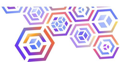 colorful hexagons colorful hexagons
