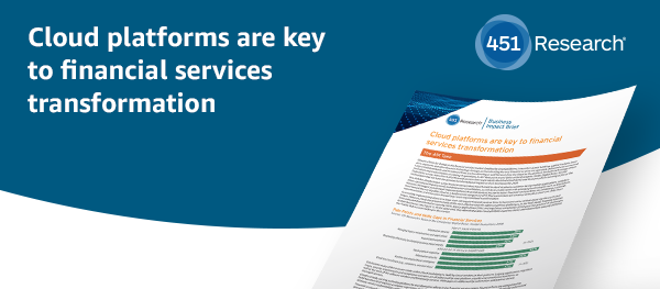 Cloud platforms are key to financial services transformation Cloud platforms are key to financial services transformation