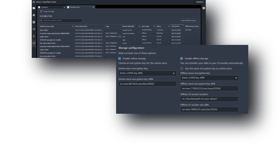 SageMaker Feature Store SageMaker Feature Store