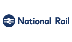 Mobile journey planning National rail logo