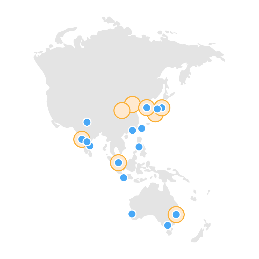 Asia Pacific Locations Asia Pacific Locations