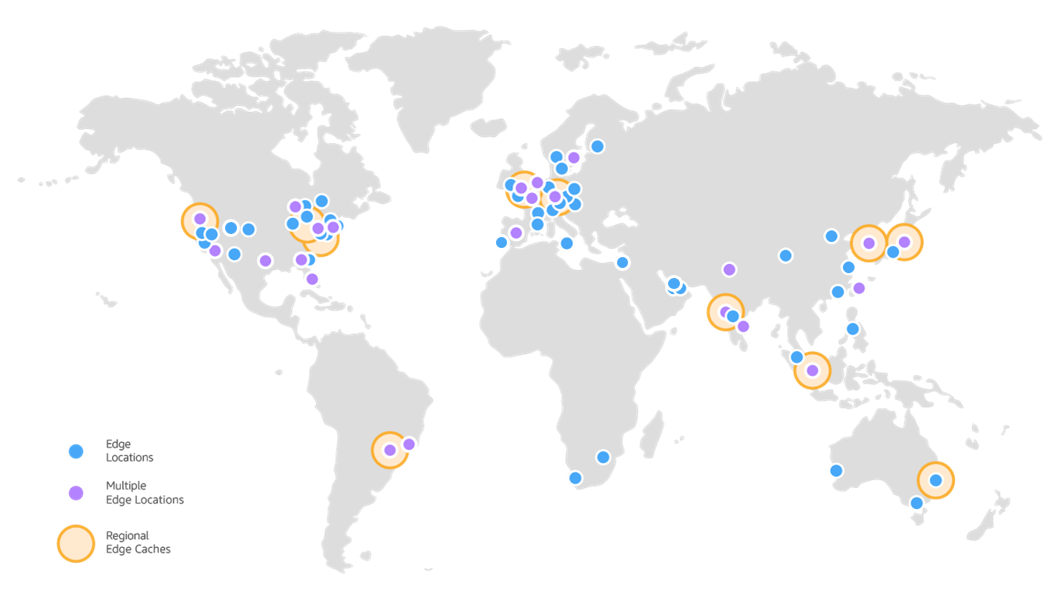 Amazon CloudFront Edge Locations Amazon CloudFront Edge Locations