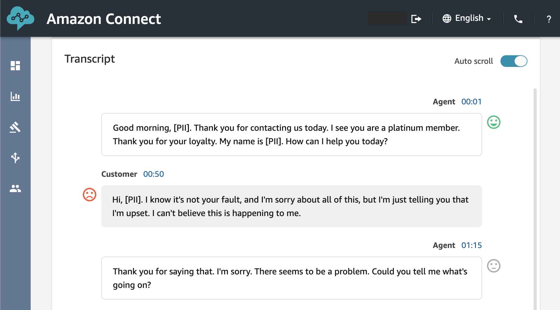 Sensitive customer data redaction Sensitive customer data redaction