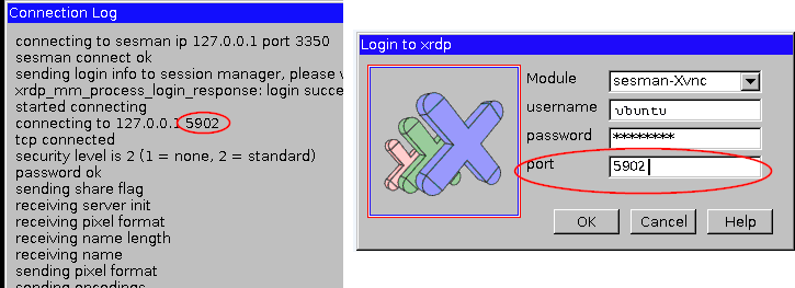 xrdp port number xrdp port number