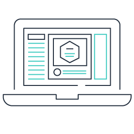 illustration_digital-badging AWS 認定デジタルバッジのイラスト