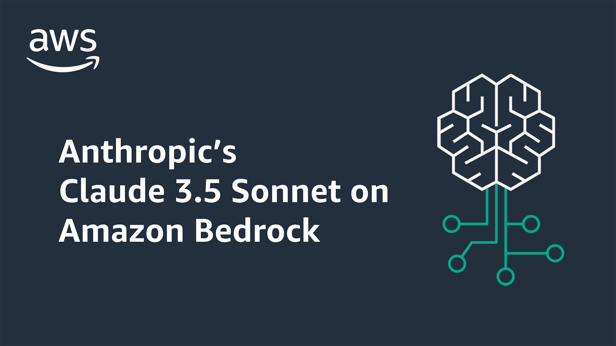 Anthropic 最強 AI 模型 Claude 3.5 Sonnet 在 Amazon Bedrock 上正式可用