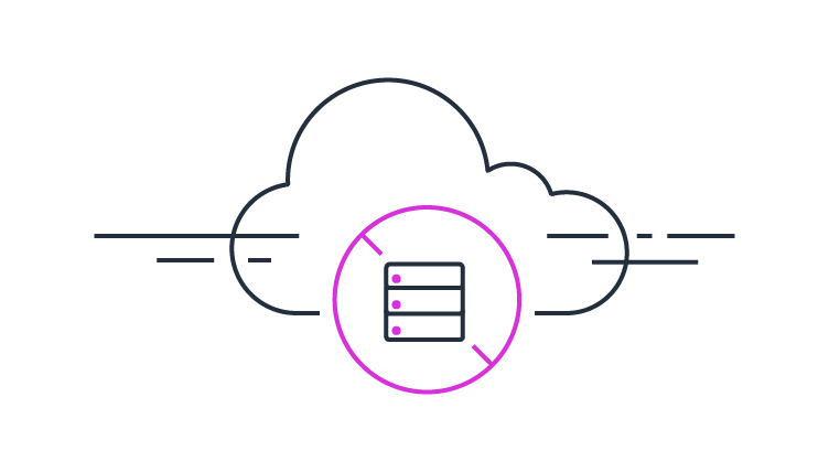 Symbol f&uuml;r Serverless-Betriebsmodell