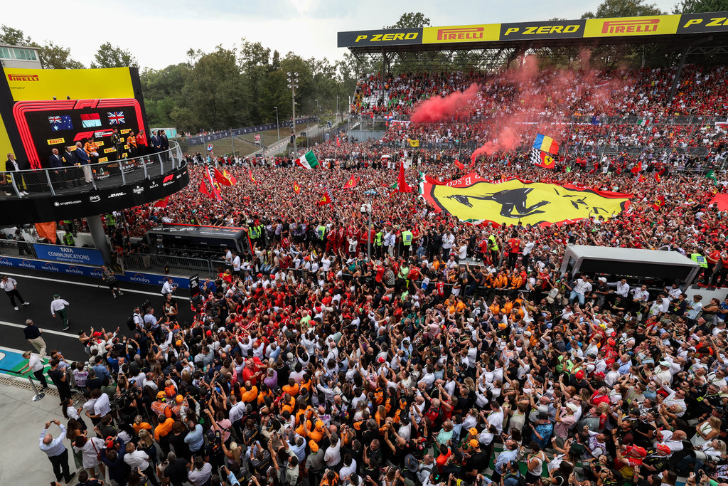 Fans cheering