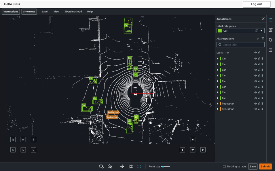 3D Point Cloud Object tracking