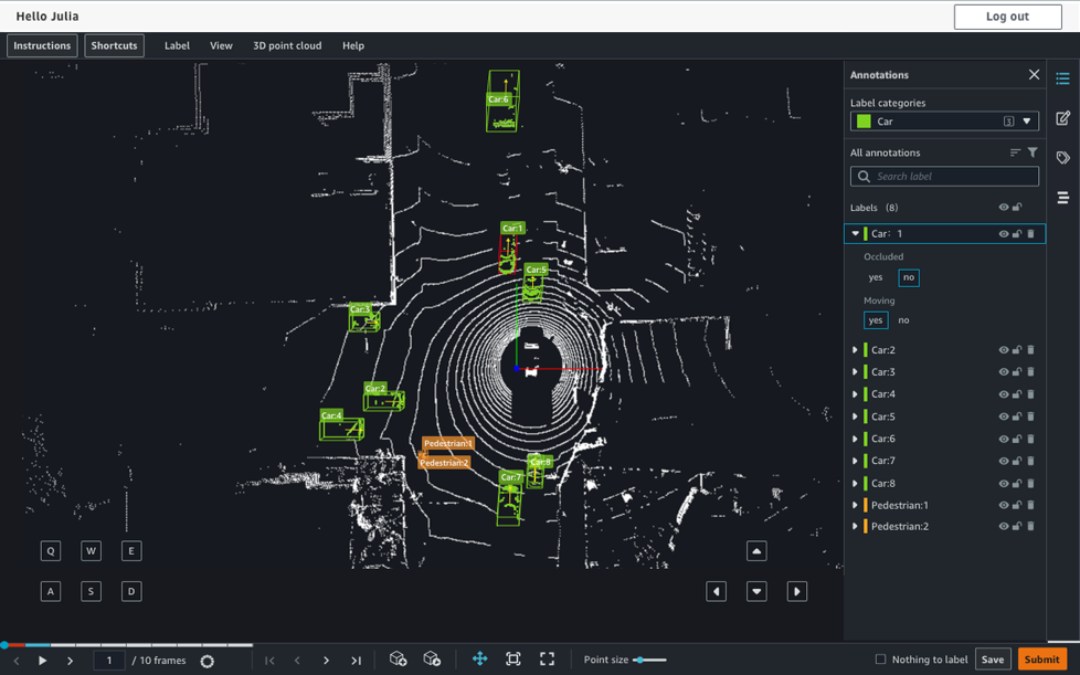 3D Point Cloud Object detection