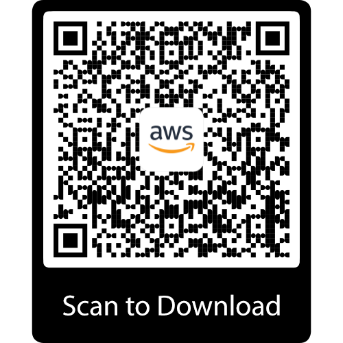 امسح رمز الاستجابة السريعة (QR) هذا باستخدام هاتفك الجوال لتنزيل تطبيق AWS Console Mobile App