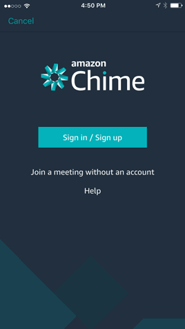 Amazon Chime screenshot