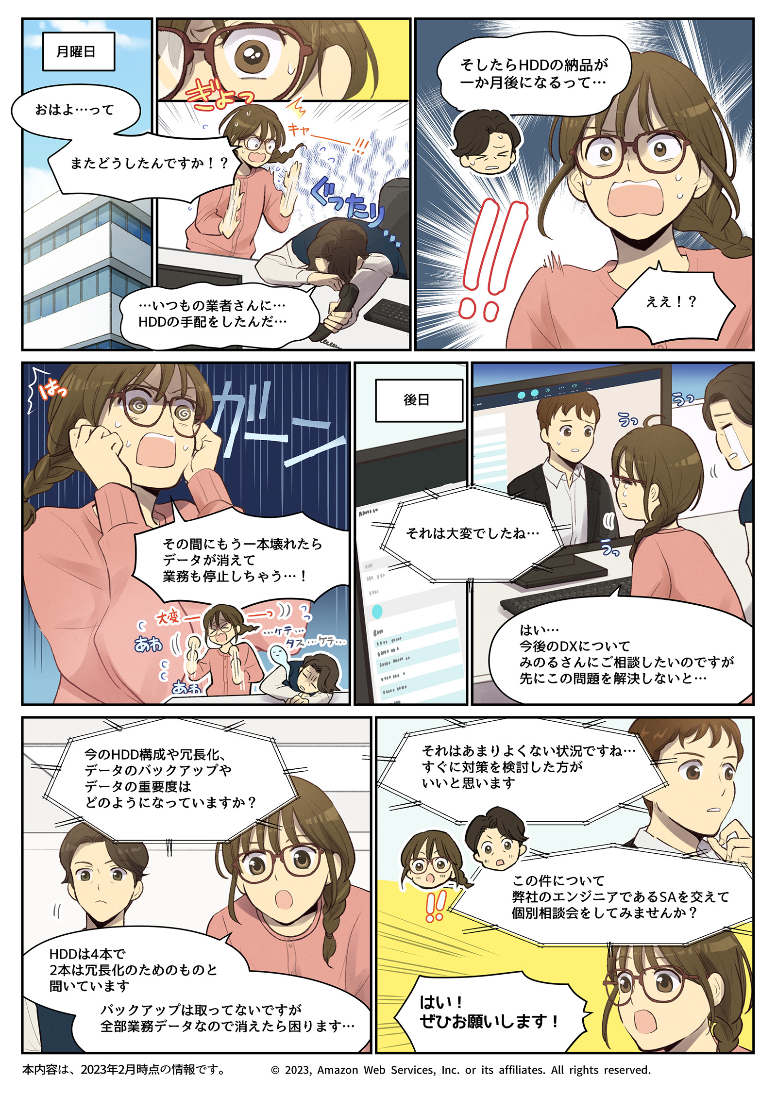 AWS マンガ：クラウドに乗っていこう！小さな会社の DX 日記－vol2