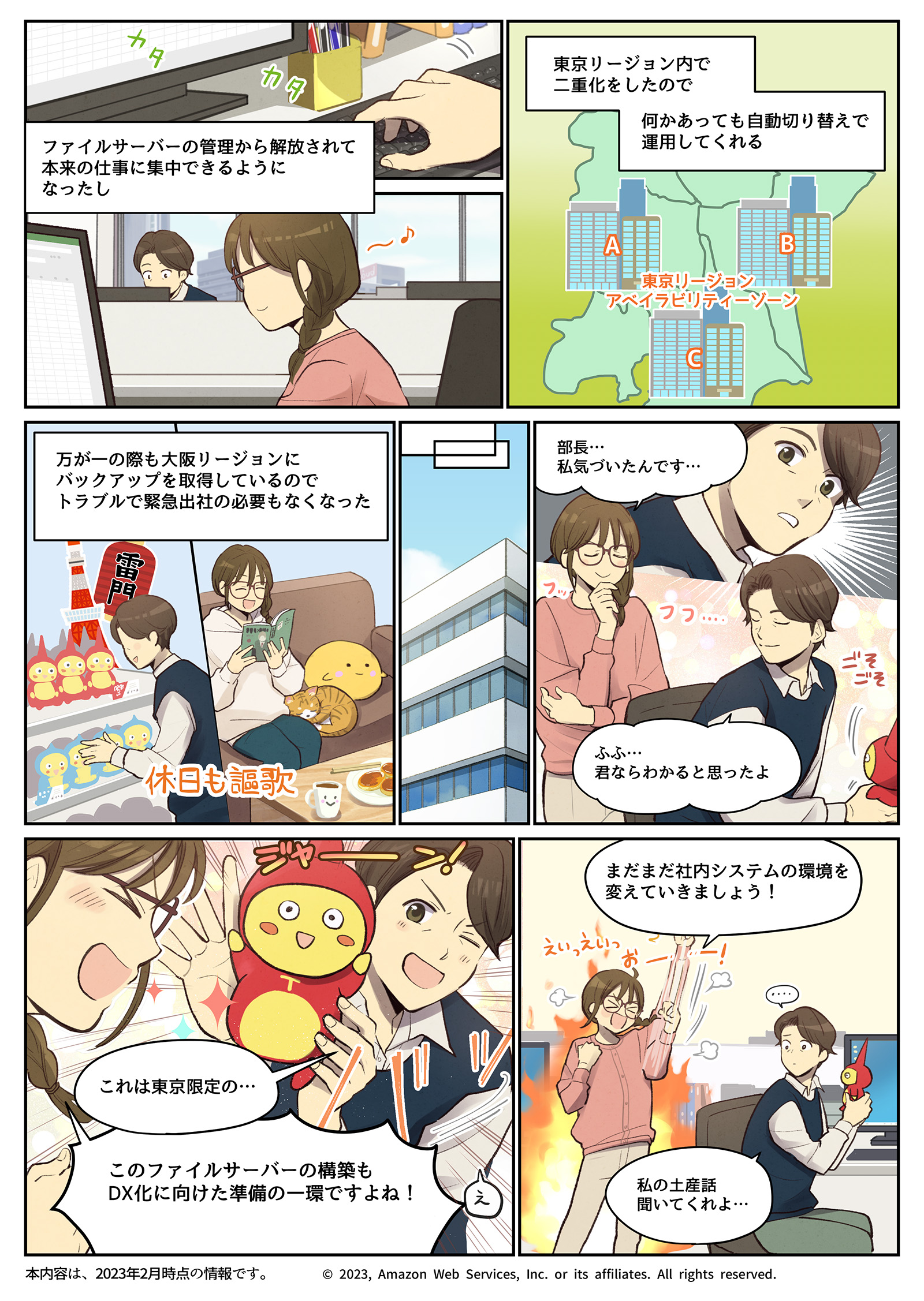 AWS マンガ：クラウドに乗っていこう！小さな会社の DX 日記－vol2