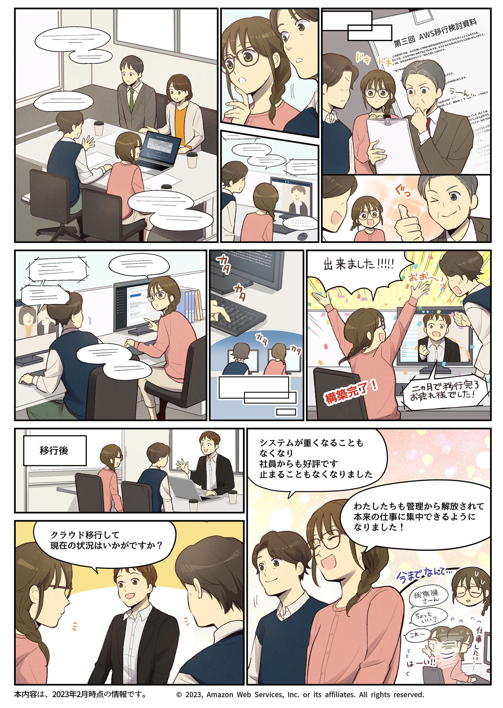 AWS マンガ：クラウドに乗っていこう！小さな会社の DX 日記－vol3