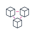 Three boxes icon