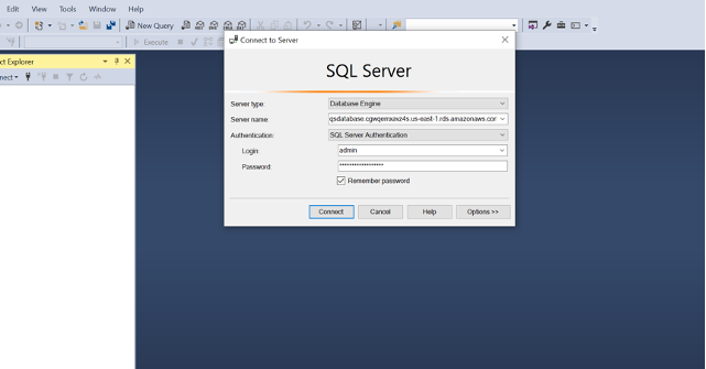 sqlpro for sql server amazon rds