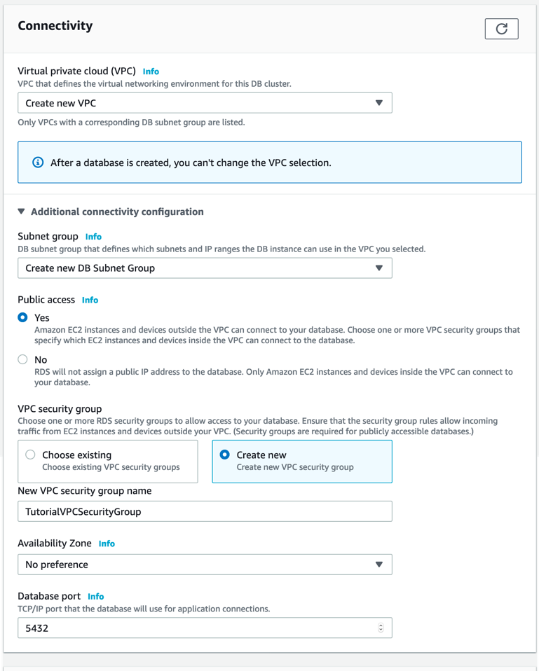 Connectivity options