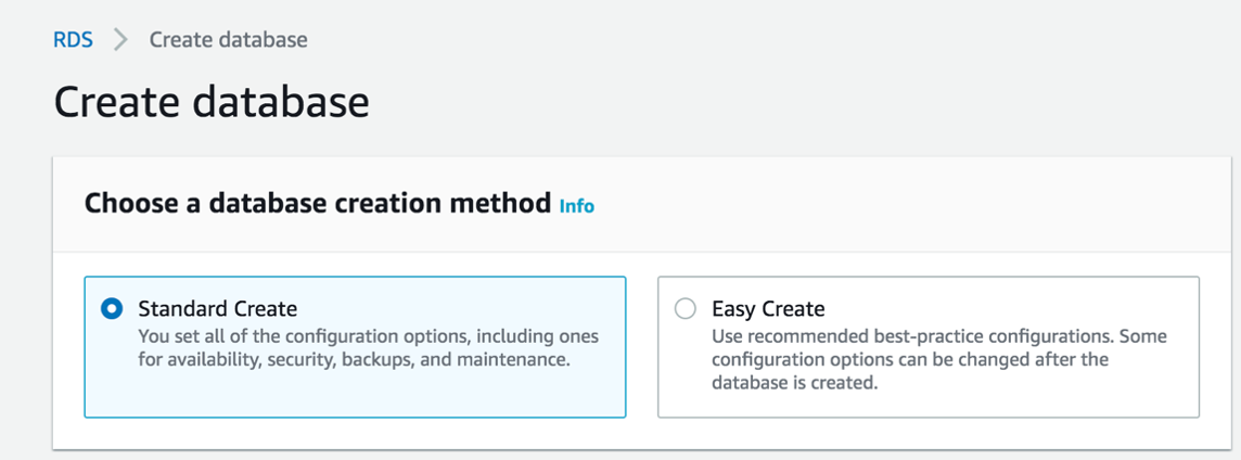 Choose Oracle Engine