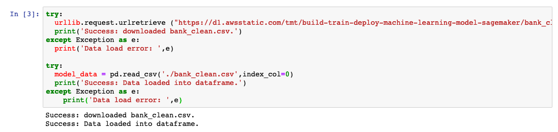 Building a ML Model with Sagemaker 12