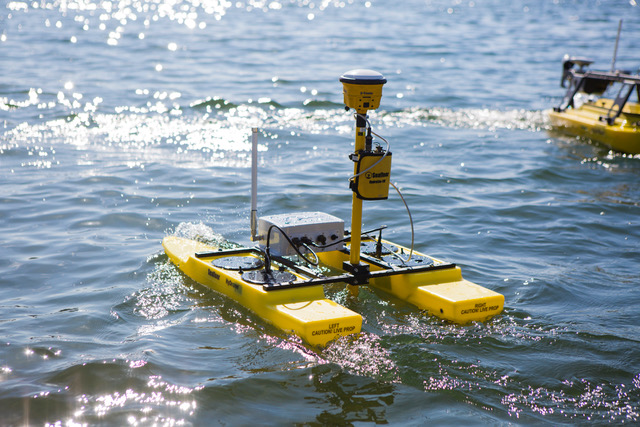 Seafloor Systems HyDrone on the water