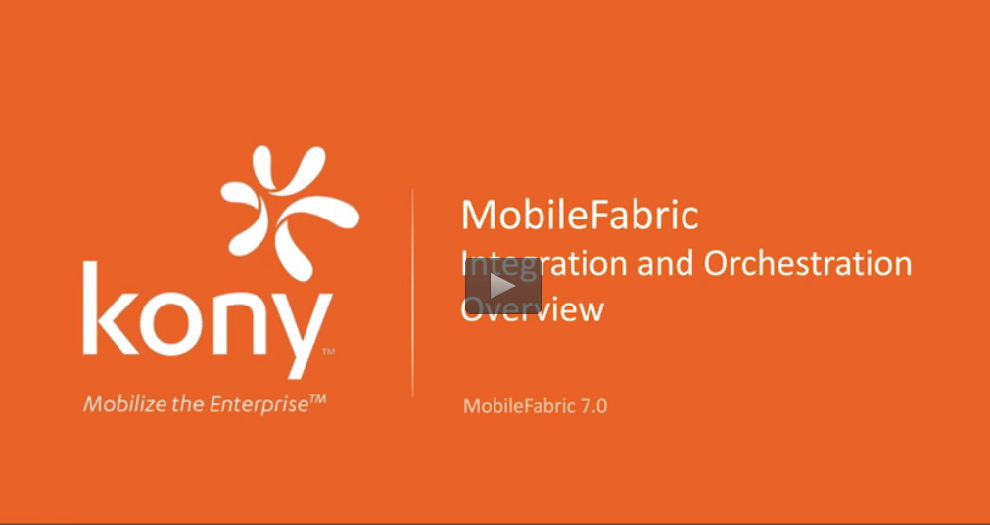 Kony MobileFabric video