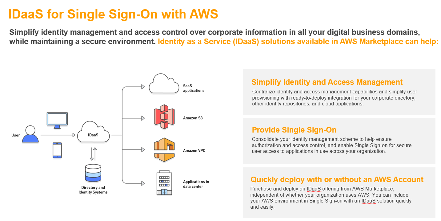 Idaas For Single Sign On