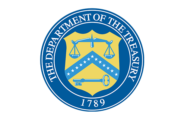 U.S. Logo von Department of the Treasury