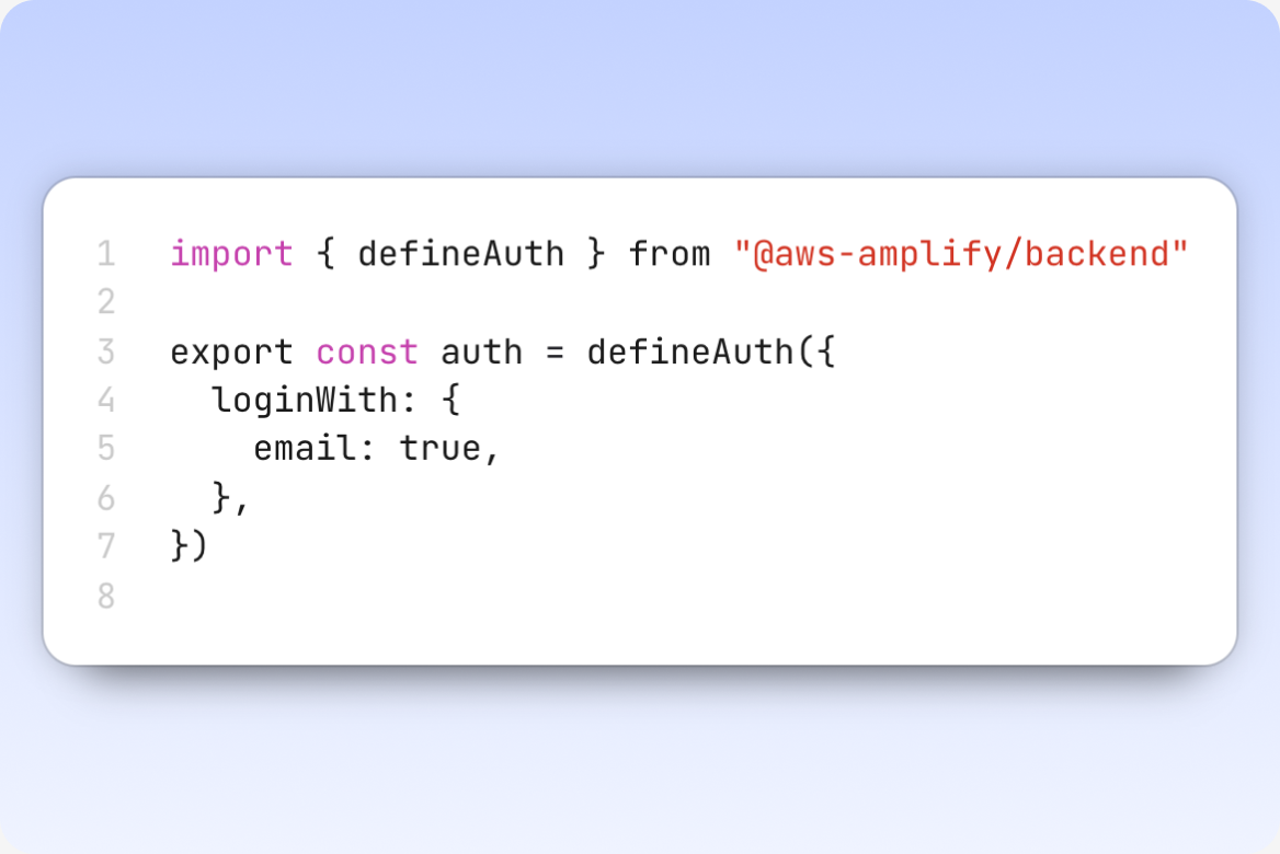 AWS Amplify Auth
