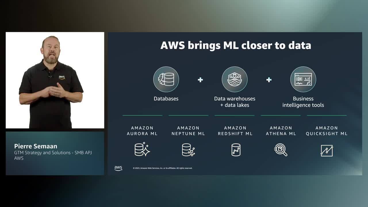 Llevar el machine learning a los creadores a trav&eacute;s de bases de datos y an&aacute;lisis (nivel 200)