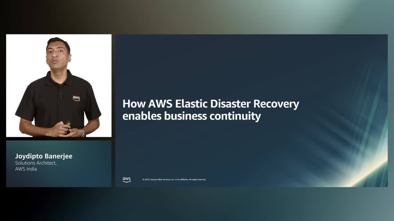 Cree una estrategia de recuperaci&oacute;n de desastres escalable y rentable para AWS (nivel 200)