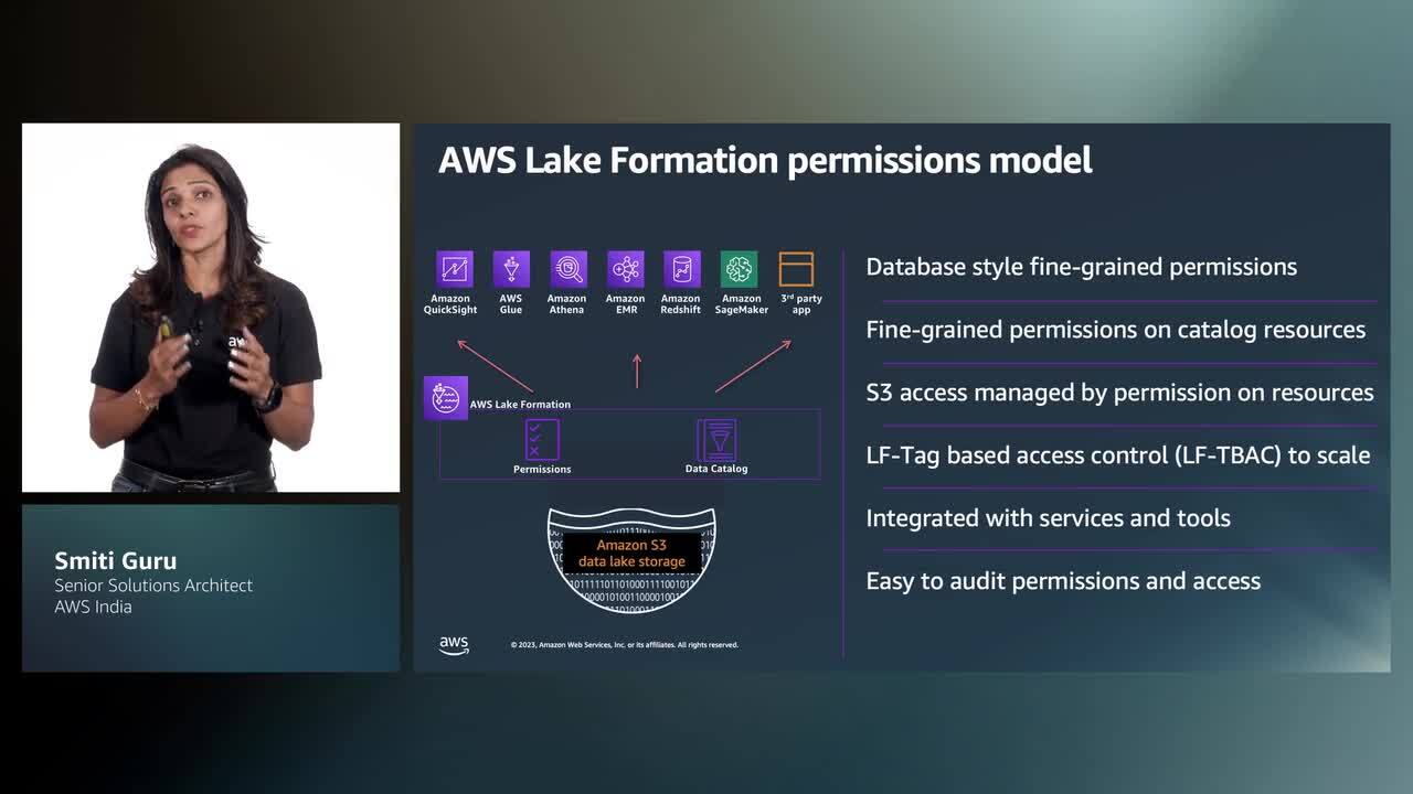 وضع إستراتيجية حوكمة فعّالة لبيانات الميزات باستخدام AWS Lake Formation (المستوى 300)