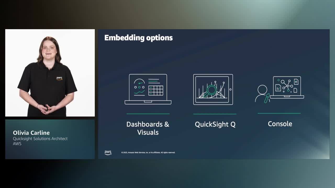 เสริมประสิทธิภาพแอปพลิเคชันของคุณด้วย Amazon QuickSight (ระดับ 200)