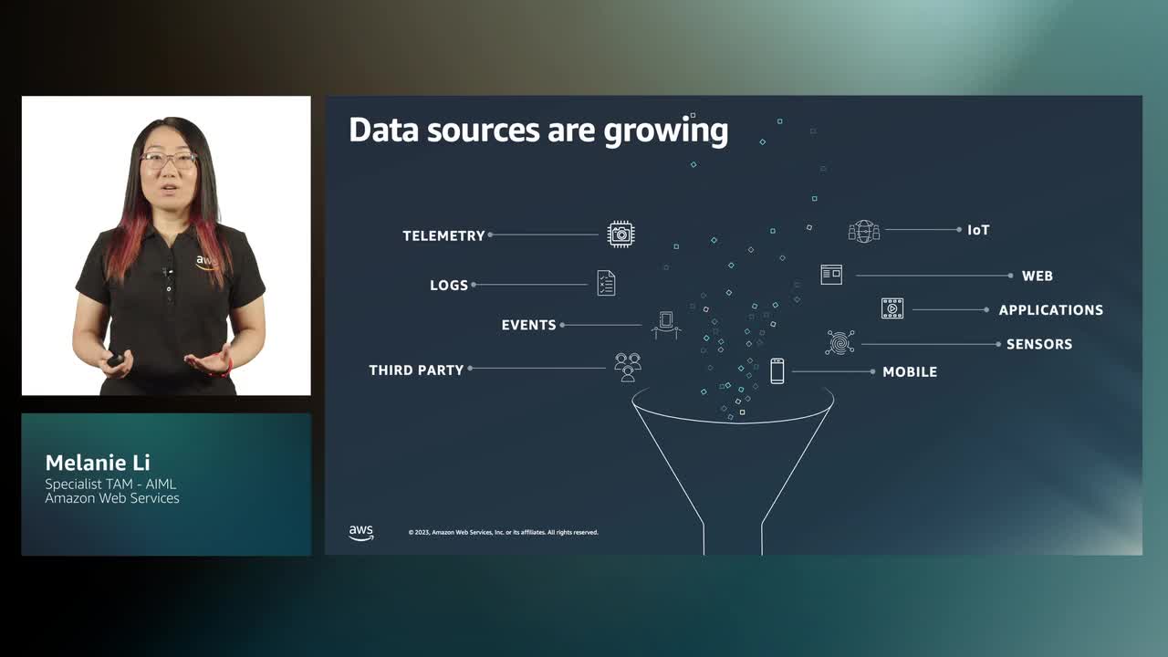 Transforme datos JSON anidados semiestructurados para el machine learning con soluciones sin c&oacute;digo en AWS (nivel 200)