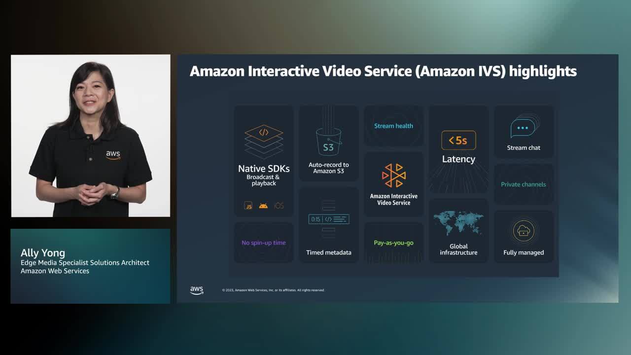 Cree una experiencia atractiva de transmisi&oacute;n de v&iacute;deo en directo y optimice las oportunidades de ingresos con AWS (nivel 200)