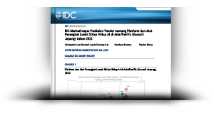 IDC MarketScape: Penilaian Vendor tentang Platform dan Alat Perangkat Lunak Siklus Hidup AI di Asia/Pasifik (Kecuali Jepang) tahun 2022