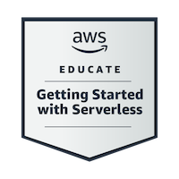 Getting started with serverless badge