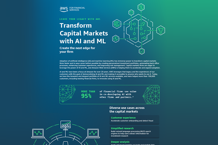 Transforming Capital Markets with AI/Ml(인공 지능 및 기계 학습을 통한 자본 시장 혁신)