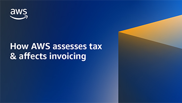 How AWS assesses tax &amp; affects invoicing