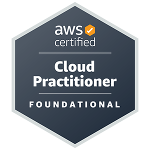 AWS Certifided Cloud Practitioner Badge