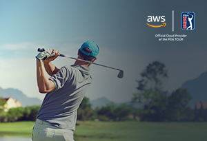 Estudio de cliente de PGA Tour y AWS