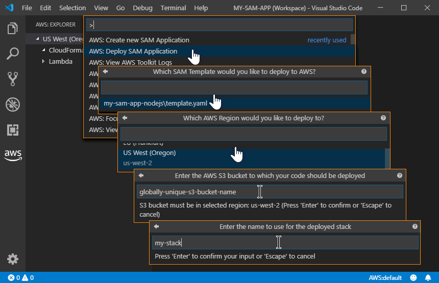 aws toolkit for visual studio 2019