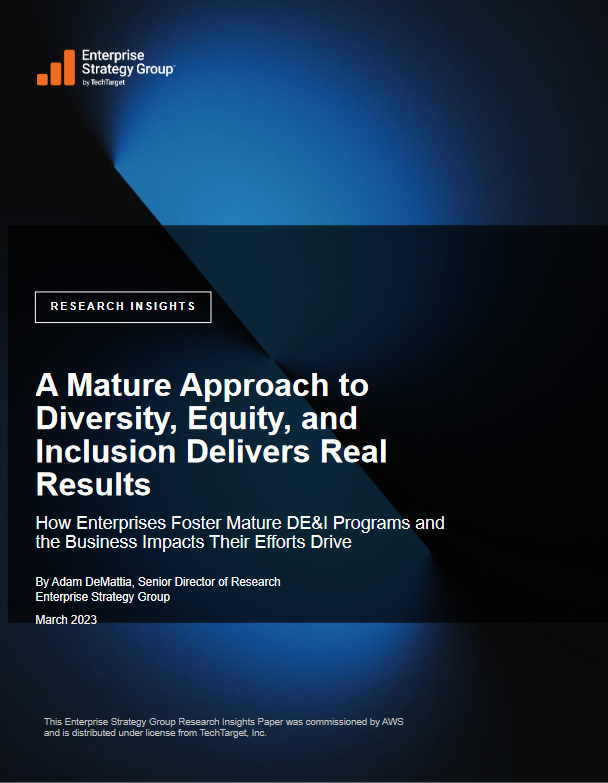 A Mature Approach to Diversity, Equity, and Inclusion Delivers Real Results