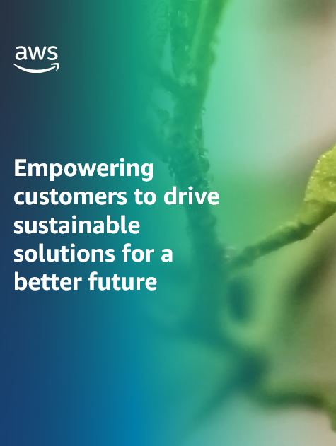 Empowering customers to drive sustainable solutions for a better future(더 나은 미래를 위해 지속 가능한 솔루션을 추진하는 데 필요한 기능 제공) eBook 표지