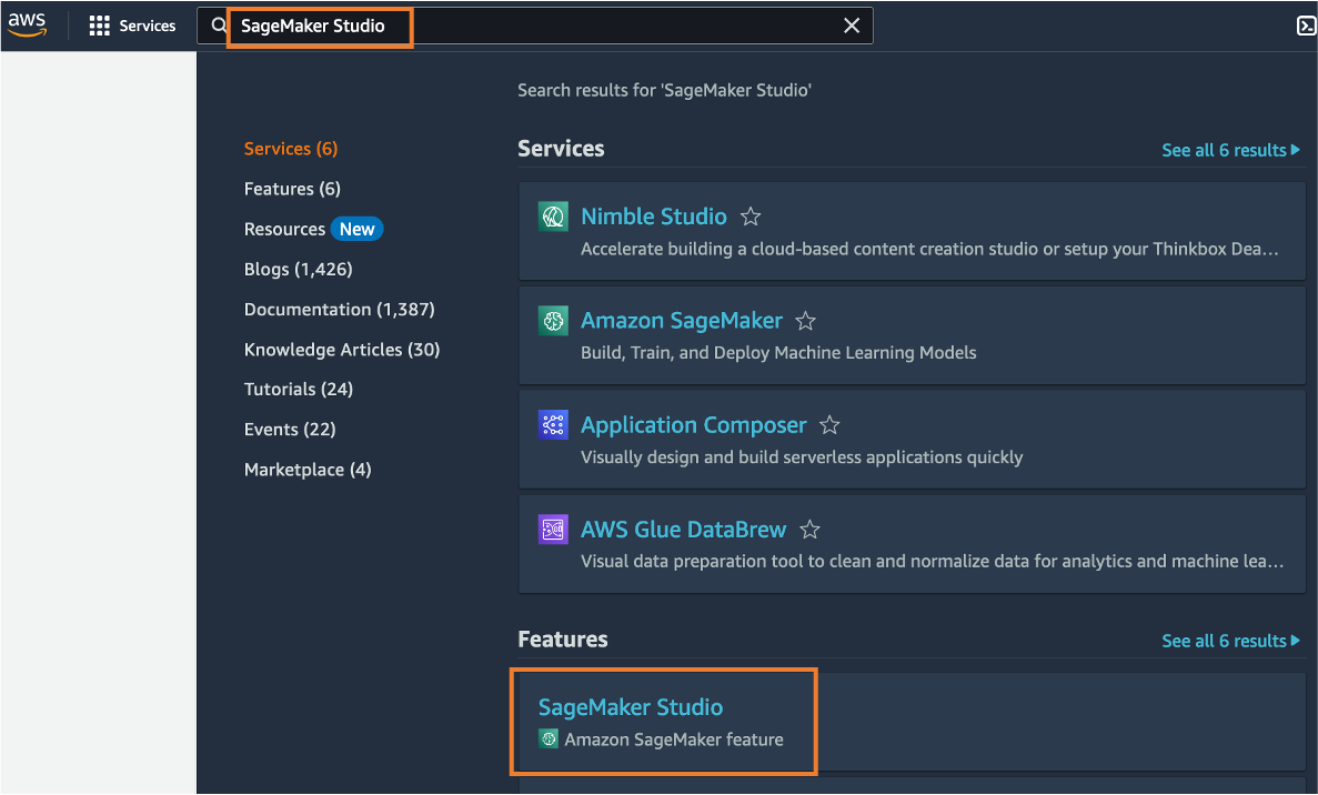 Creating a CloudFormation stack to set up Amazon SageMaker Studio