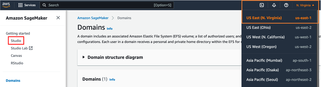 Creating a CloudFormation stack to set up Amazon SageMaker Studio