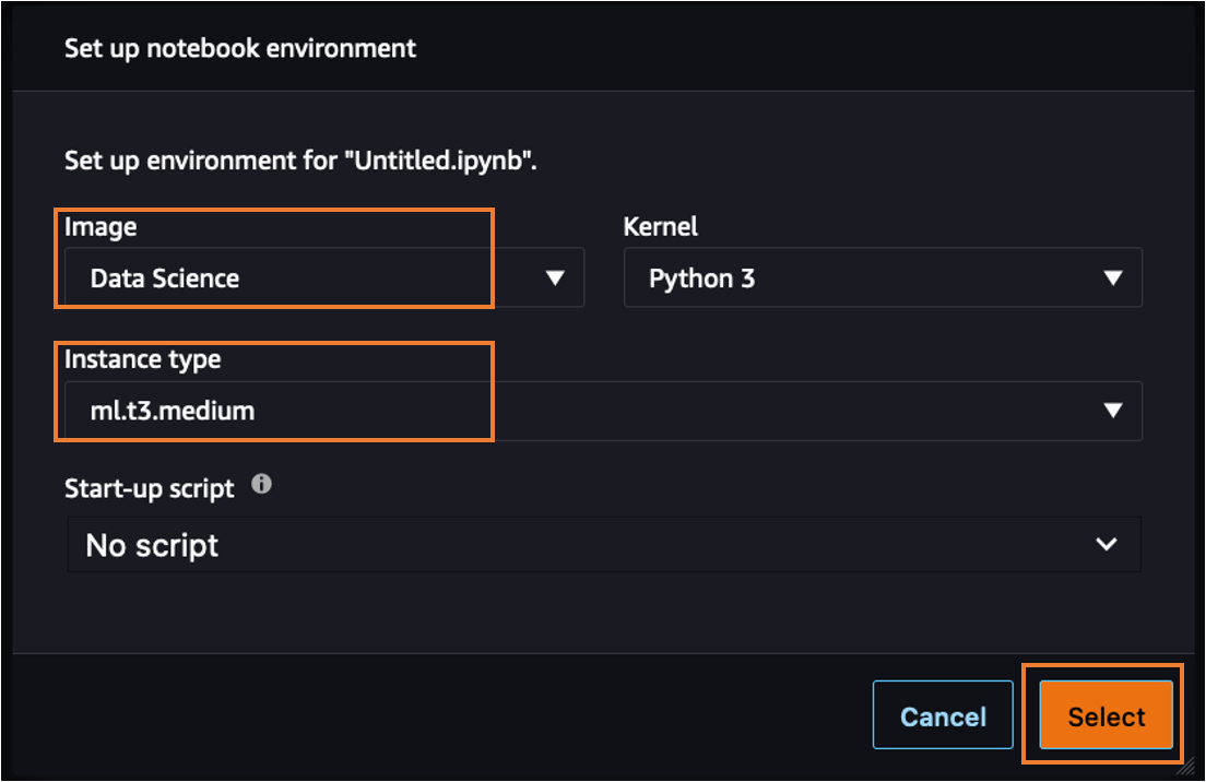 Creating a CloudFormation stack to set up Amazon SageMaker Studio