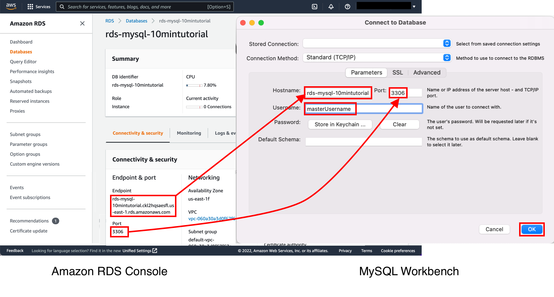 aws mysql workbench online