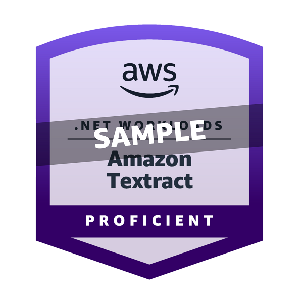 Amazon Textract と .NET ワークロード