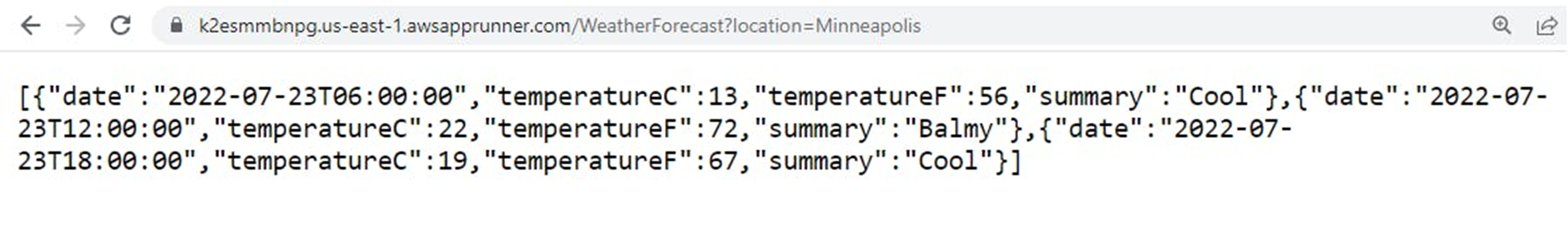 Teste a a&ccedil;&atilde;o de previs&atilde;o do tempo para Minneapolis